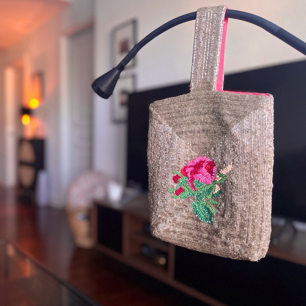 Zara beaded hand bag